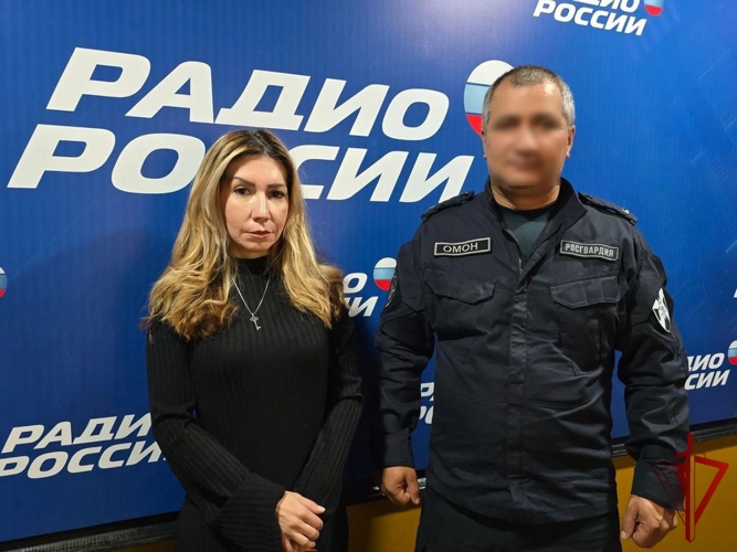 В Дагестане офицер Росгвардии выступил на республиканском радио