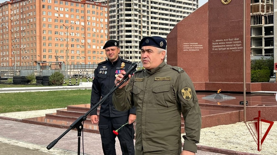 В Дагестане отметили 27-ю годовщину образования ОМОН «Скорпион – Каспий»