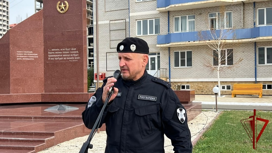 В Дагестане отметили 27-ю годовщину образования ОМОН «Скорпион – Каспий»