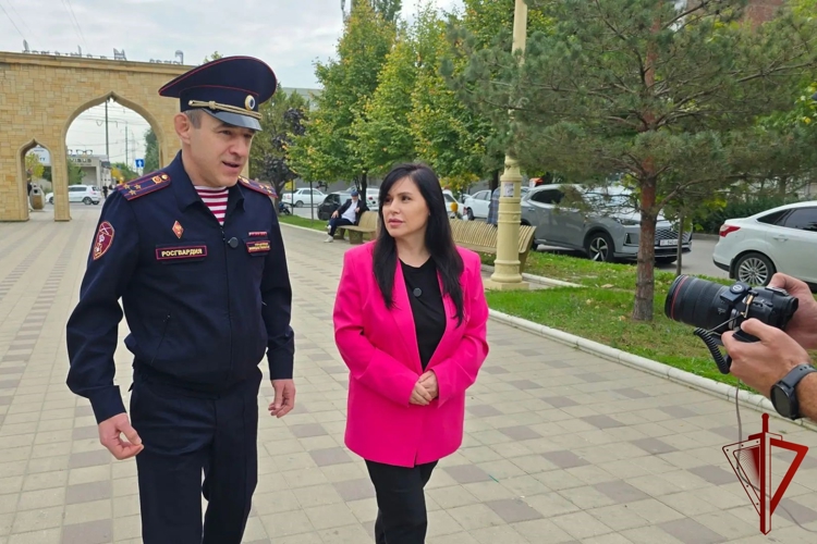 Руководитель вневедомственной охраны региона стал гостем телепередачи «Служа Родине» на дагестанском телевидении
